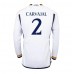 Real Madrid Daniel Carvajal #2 Kopio Koti Pelipaita 2023-24 Pitkät Hihat